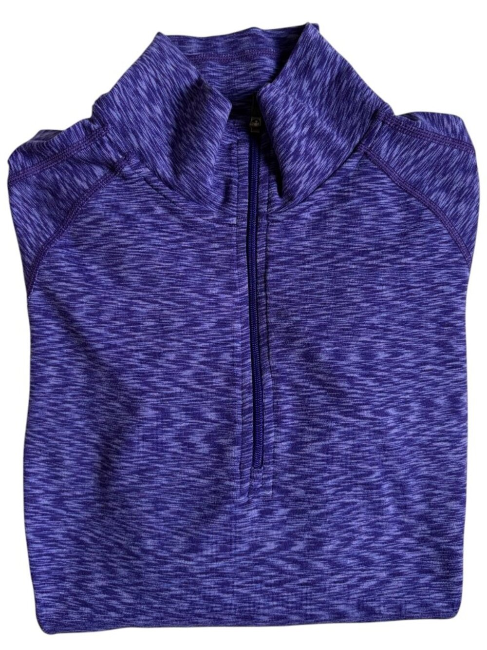 REI Co-op Womens Quarter Zip Pullover (Heathered Purple) - Small